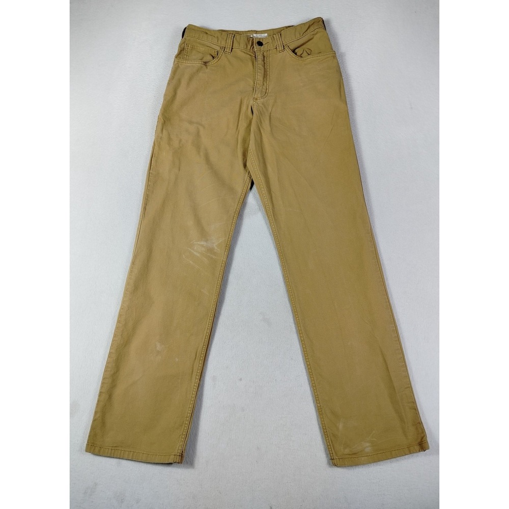 Carhartt Pants Men 32x32 Brown Relaxed Fit Rigby Canvas Workwear Utility Durable